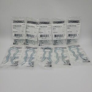 NEW Lot of 10 Pins Everbilt 3/4" External Hitch Pin Zinc Plated